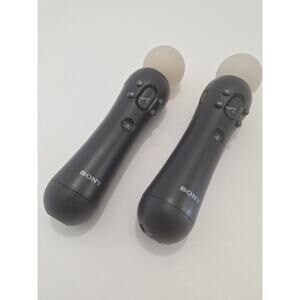 Sony PlayStation Move Motion Controllers CECH-ZCM1U Pair Tested